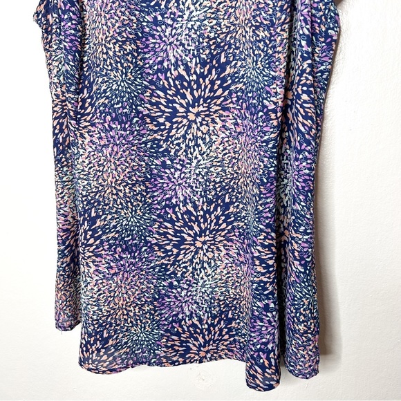 GNW Colorful Abstract Print Lightweight Sleeveless Blouse Small S - Picture 9 of 9